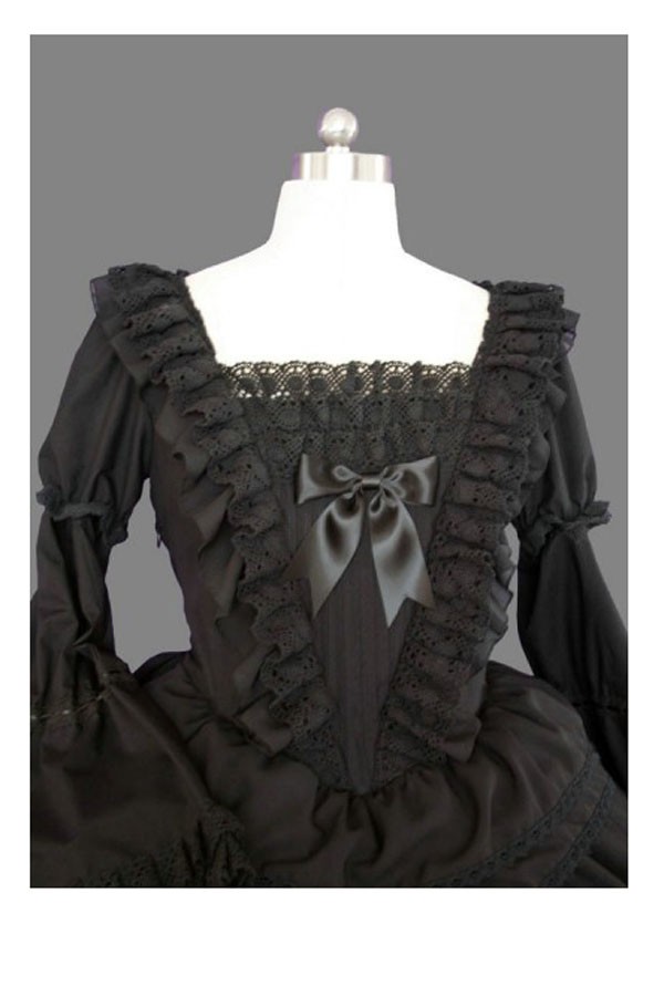 Adult Costume Lolita Black Princess Dress - Click Image to Close